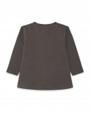 Tee-shirt en jersey manche longue garçon marron funcactus Tee-shirt en jersey manche longue garçon marron funcactus