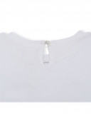 Tee-shirt en jersey manche longue fille blanche enjoy the sun Tee-shirt en jersey manche longue fille blanche enjoy the sun