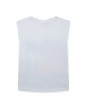 Tee-shirt en jersey bretelles garçon blanche enjoy the sun Tee-shirt en jersey bretelles garçon blanche enjoy the sun