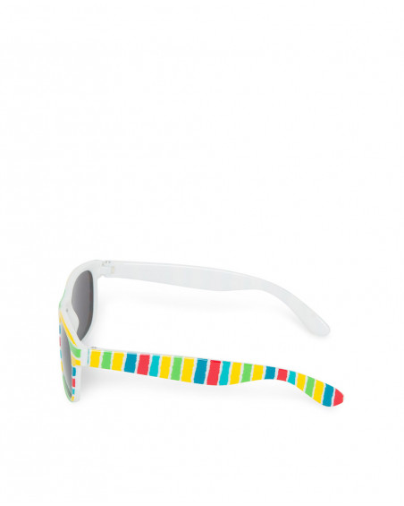 Lunettes de soleil à rayures garçon jaune sunglasses Lunettes de soleil à rayures garçon jaune sunglasses