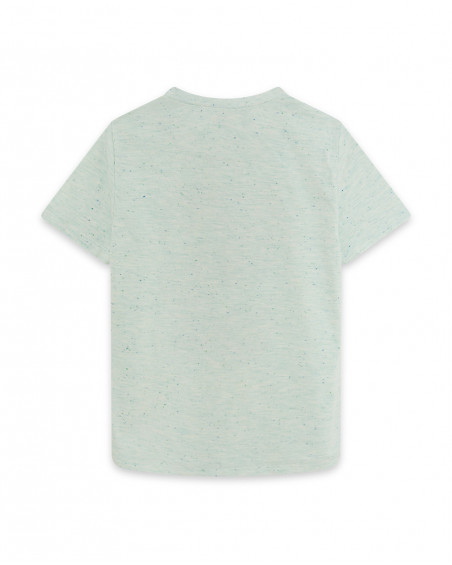 Tee-shirt en jersey numéro garçon vert jungle street Tee-shirt en jersey numéro garçon vert jungle street