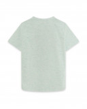 Tee-shirt en jersey numéro garçon vert jungle street Tee-shirt en jersey numéro garçon vert jungle street