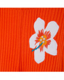 Tee-shirt en jersey fleur fille rouge summer festival Tee-shirt en jersey fleur fille rouge summer festival