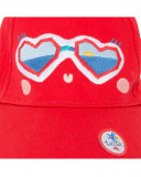 Visera en sergé lunettes fille orange enjoy the sun Visera en sergé lunettes fille orange enjoy the sun