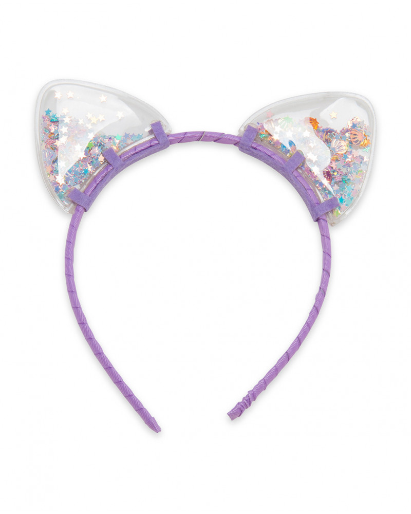 Serre-tête oreilles fille rose in the jungle