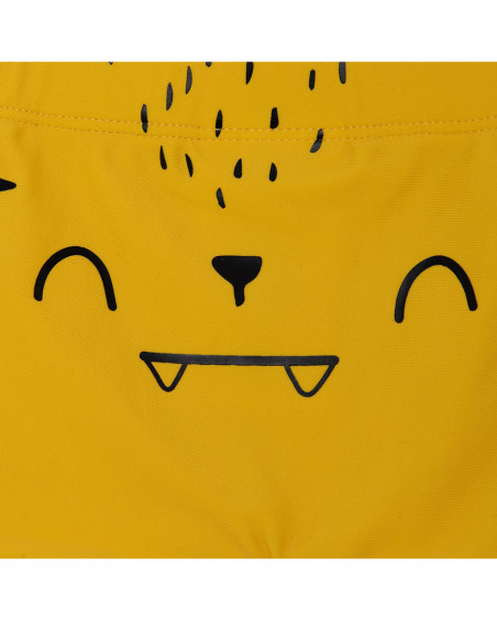 Boxer visage garçon jaune fruitty time Boxer visage garçon jaune fruitty time
