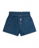 Short en jeans boutons fille bleu red submarine Short en jeans boutons fille bleu red submarine