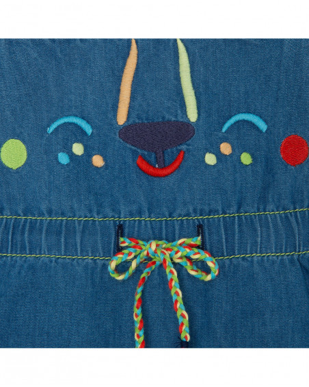 Salopette en jeans et t-shirt à rayures garçon bleu hi! sunshine Salopette en jeans et t-shirt à rayures garçon bleu hi! sunshine
