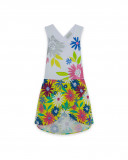 Robe en jersey fleurs fille blanche ready to bloom Robe en jersey fleurs fille blanche ready to bloom