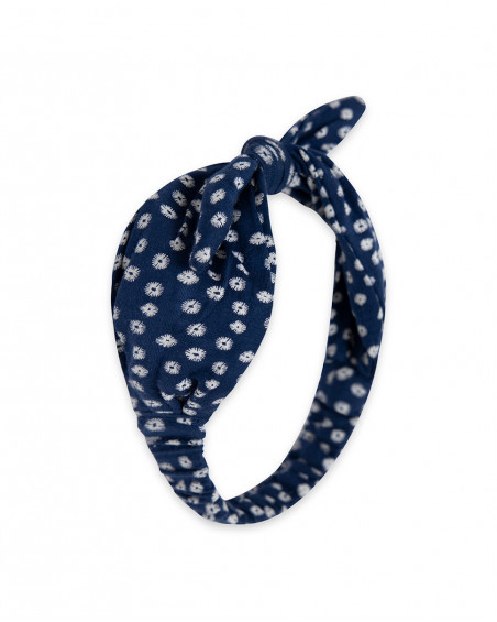 Serre-tête en jersey points fille bleu sea lovers Serre-tête en jersey points fille bleu sea lovers