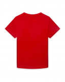 Tee-shirt en jersey poche garçon rouge basicos kids Tee-shirt en jersey poche garçon rouge basicos kids