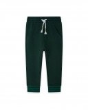 Pantalon en peluche jogging garçon vert jungle street Pantalon en peluche jogging garçon vert jungle street