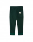Pantalon en peluche jogging garçon vert jungle street Pantalon en peluche jogging garçon vert jungle street