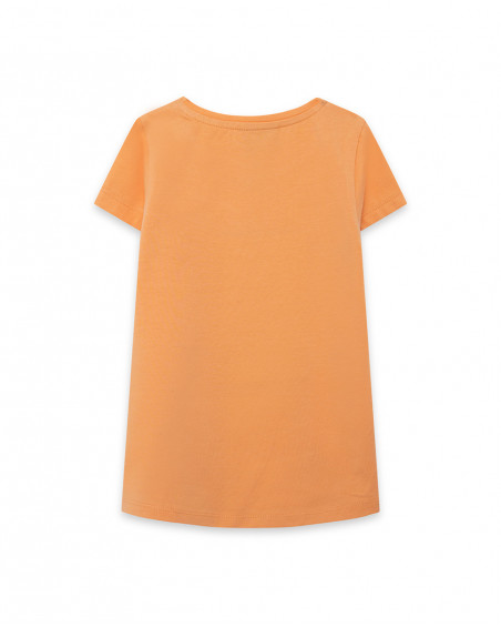 Tee-shirt en jersey palmes fille orange venice beach