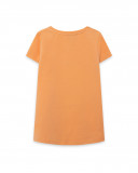 Tee-shirt en jersey palmes fille orange venice beach Tee-shirt en jersey palmes fille orange venice beach