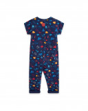 Combinaison en jersey imprimé fille bleu red submarine Combinaison en jersey imprimé fille bleu red submarine