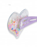 Set 2 barrettes cheveux coeurs fille rose in the jungle Set 2 barrettes cheveux coeurs fille rose in the jungle