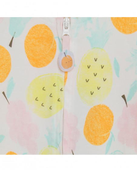 Ensemble 3 pièces jersey imprimé fille orange picnic time Ensemble 3 pièces jersey imprimé fille orange picnic time