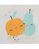 Ensemble 3 pièces jersey imprimé fille orange picnic time Ensemble 3 pièces jersey imprimé fille orange picnic time