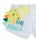 Short de bain lacets garçon gris in the jungle Short de bain lacets garçon gris in the jungle