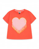 T-shirt heart happy message T-shirt heart happy message