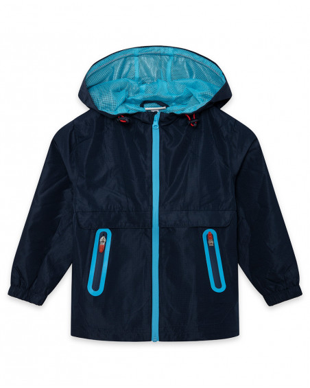 Coupe-vent avec capuche garçon bleu surf club Coupe-vent avec capuche garçon bleu surf club
