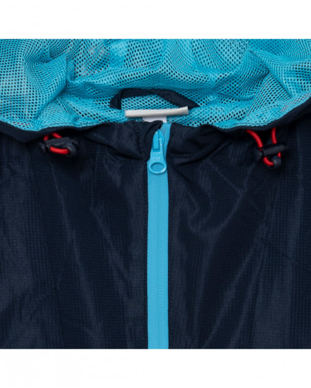 Coupe-vent avec capuche garçon bleu surf club Coupe-vent avec capuche garçon bleu surf club
