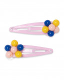 Set 2 barrettes cheveux fleurs fille orange enjoy the sun Set 2 barrettes cheveux fleurs fille orange enjoy the sun