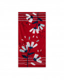 Serviette fleurs fille rouge sea lovers Serviette fleurs fille rouge sea lovers