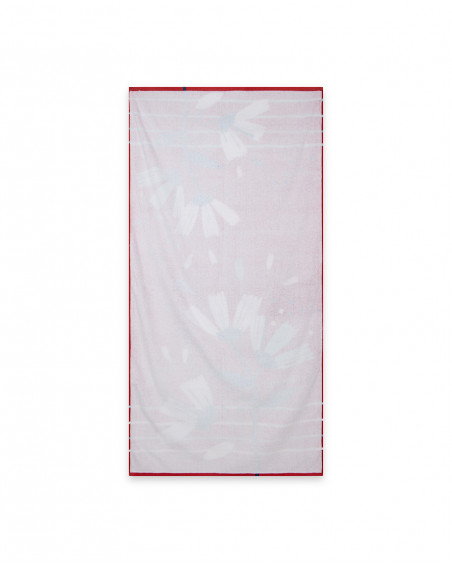 Serviette fleurs fille rouge sea lovers Serviette fleurs fille rouge sea lovers