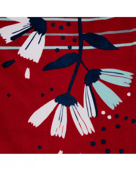 Serviette fleurs fille rouge sea lovers Serviette fleurs fille rouge sea lovers