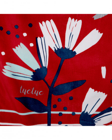 Serviette fleurs fille rouge sea lovers Serviette fleurs fille rouge sea lovers