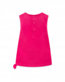 Tee-shirt en jersey bretelles fille rose funcactus Tee-shirt en jersey bretelles fille rose funcactus