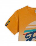 Tee-shirt en jersey message garçon orange free time Tee-shirt en jersey message garçon orange free time