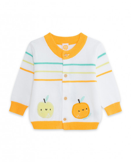 Veste en tricot boutons garçon beige picnic time Veste en tricot boutons garçon beige picnic time