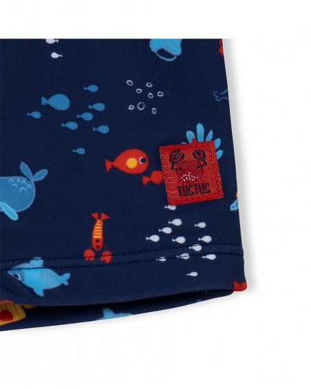 Boxer imprimé garçon bleu red submarine Boxer imprimé garçon bleu red submarine