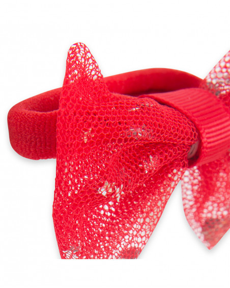 élastique cheveux lien fille rouge red submarine
