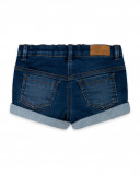 Short en jeans avec poches fille marine basicos kids Short en jeans avec poches fille marine basicos kids