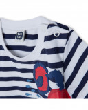 Tee-shirt en jersey à rayures garçon bleu red submarine Tee-shirt en jersey à rayures garçon bleu red submarine