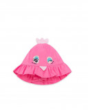 Bonnet en popeline visage fille rose tahiti Bonnet en popeline visage fille rose tahiti