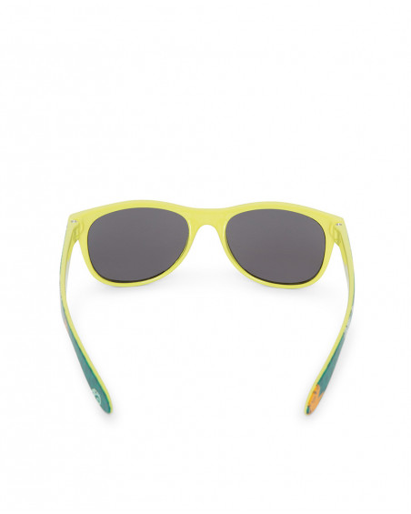 Lunettes de soleil vertes à motifs pour garçon de couleur verte