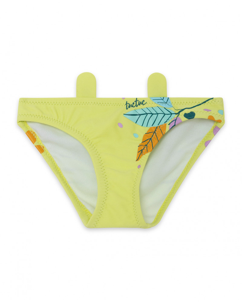 Culotte de bain visage fille vert in the jungle