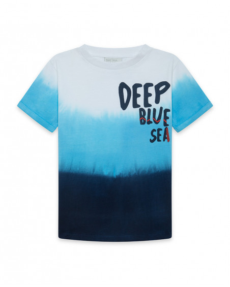 Tee-shirt en jersey message garçon bleu surf club Tee-shirt en jersey message garçon bleu surf club