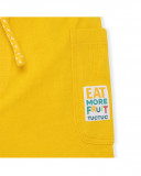 Bermuda en jersey avec poches garçon jaune fruitty time Bermuda en jersey avec poches garçon jaune fruitty time