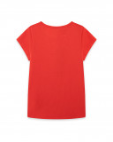 Tee-shirt en jersey collier fille rouge sea lovers Tee-shirt en jersey collier fille rouge sea lovers
