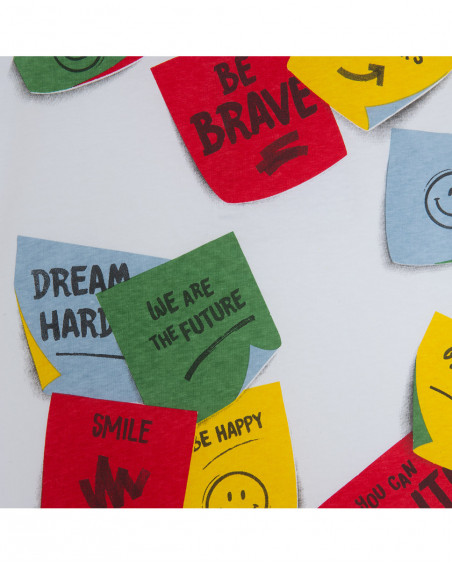 T-shirt postit happy message T-shirt postit happy message