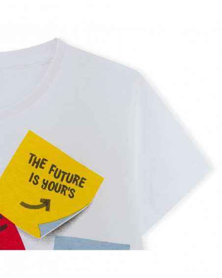T-shirt postit happy message T-shirt postit happy message