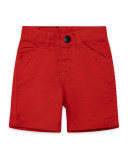 Bermuda en sergé avec poches garçon rouge basicos kids Bermuda en sergé avec poches garçon rouge basicos kids
