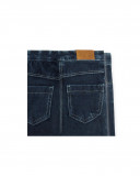Jeggings en coton molletonné effet denim fille bleu basicos kids Jeggings en coton molletonné effet denim fille bleu basicos kids