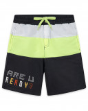 Short de bain à rayures garçon vert play Short de bain à rayures garçon vert play
